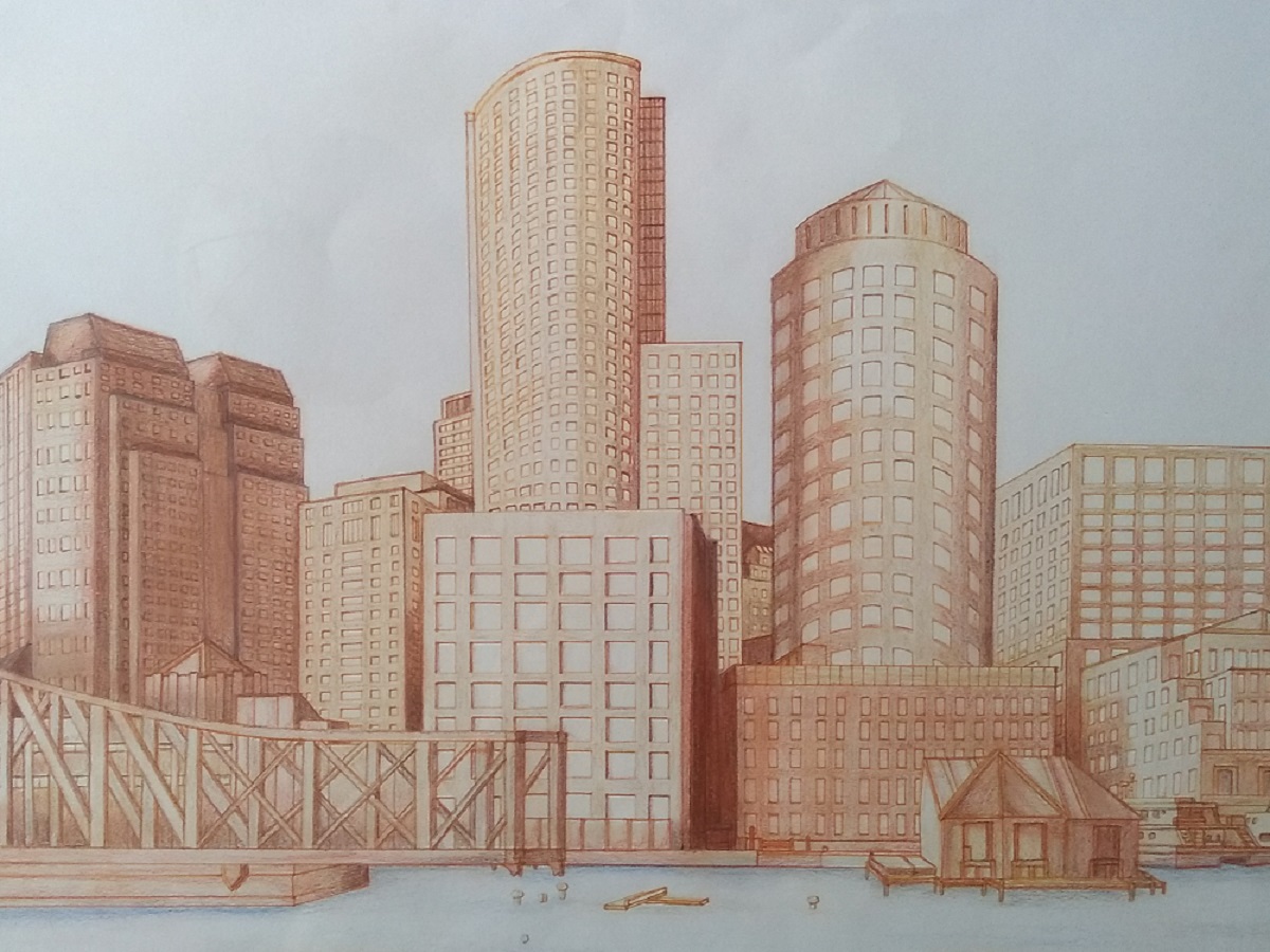 Picture by artist Dale Sheen Boston Seaport 1200x900